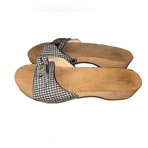 Dr. Scholl’s for J. Crew Gingham Sandals 9